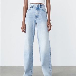 Zara wide leg jeans